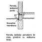 Foundation insulation membrane Fortex PAM 0.25 m x 50 m